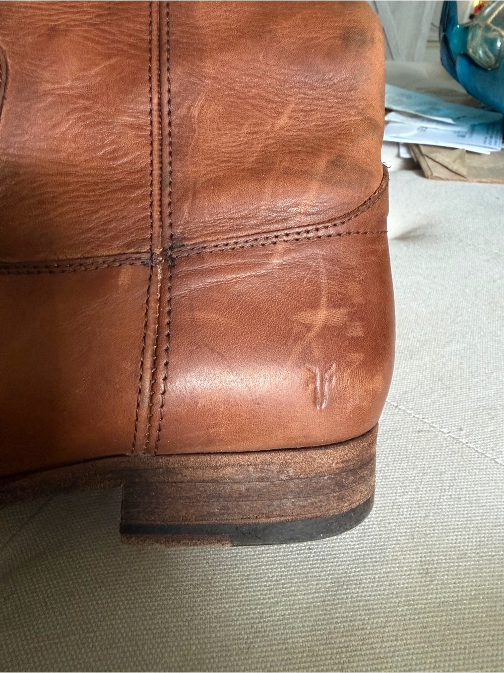 Frye Melissa Tall Inside Zip Boot - Picture 7 of 8